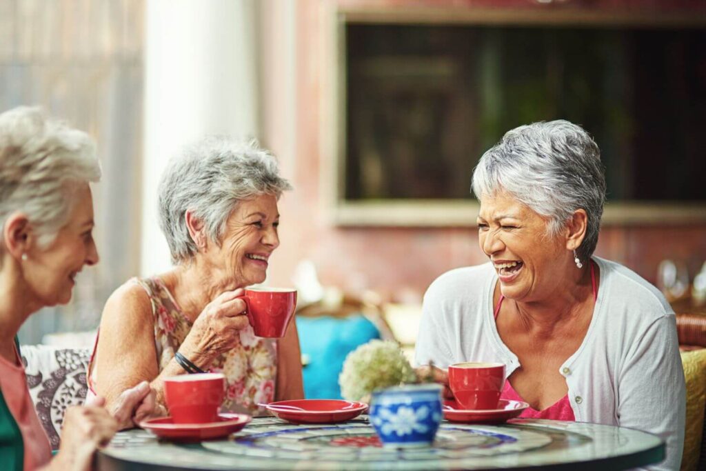 senior ladies enjoying fine dining senior ladies enjoying fine dining
