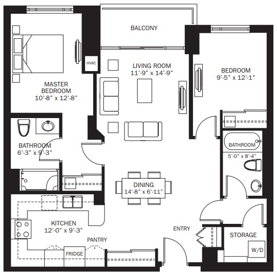 Indigo B Floorplan