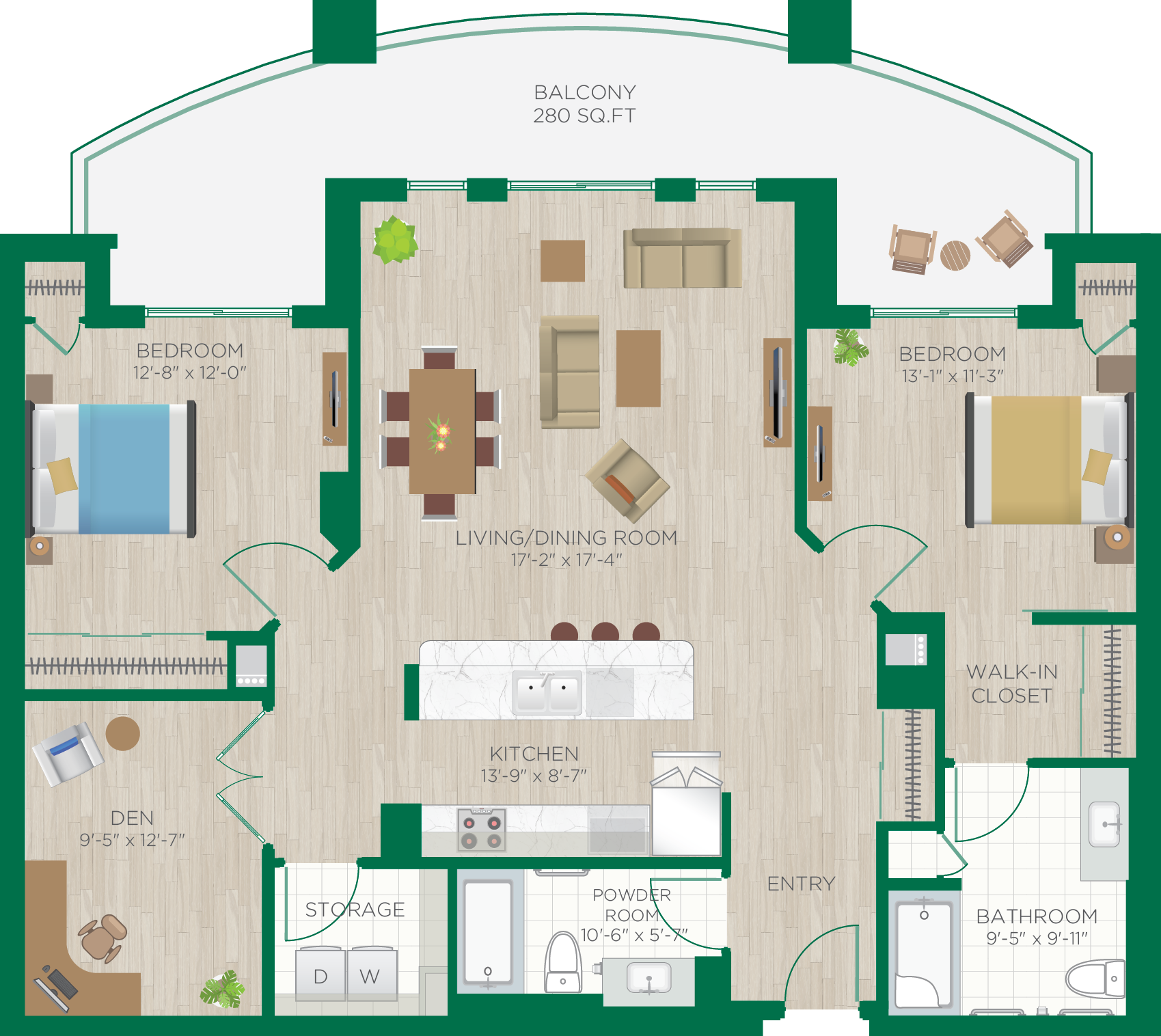 Killbear Floors 2-7 North