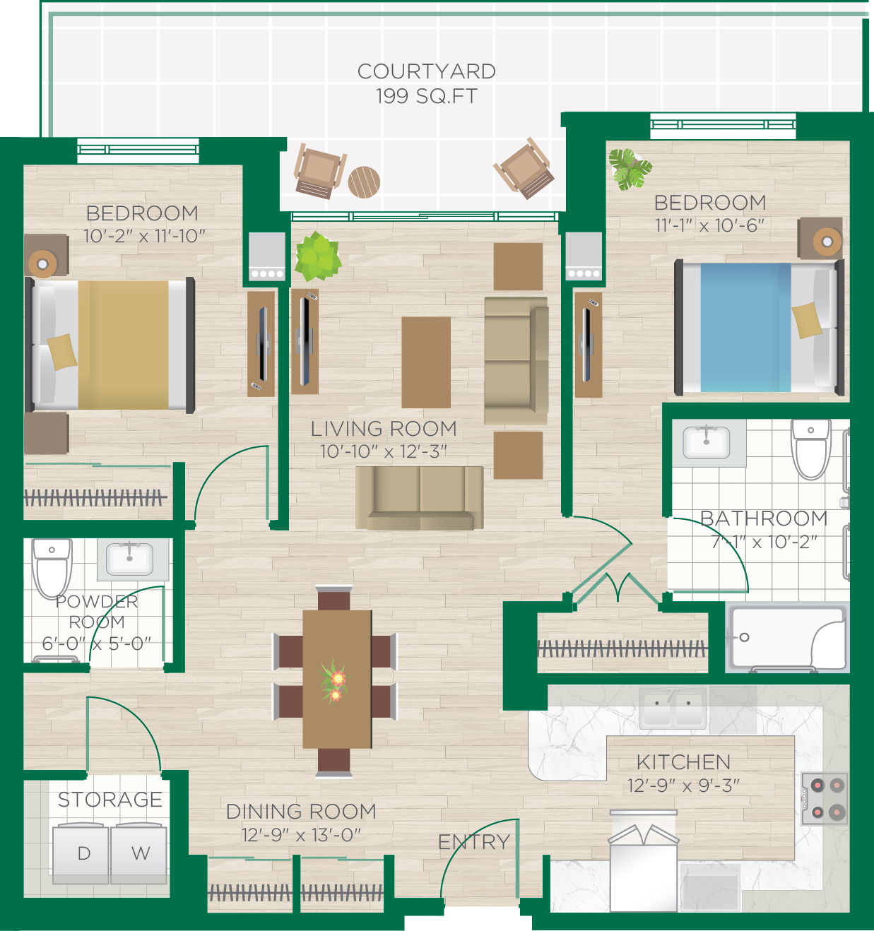 Frontenac Ground Floor North